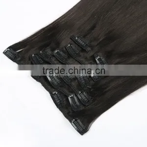 2016 the Best Quality Double Drawn Real Remy Clip in Hair Extensions Supplier's Choice thumbnail-4