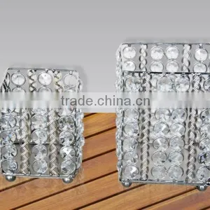 Crystal Square Votive Holder thumbnail-1