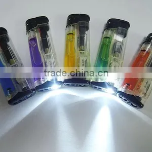 Five Color Gas Electronic Lighter Cigar Lighter With Led Light thumbnail-2