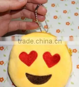 Emoji Wallet/13 Styles Cheap Fancy Emoji Coin Purse/plush Emoji Small Coin Purse thumbnail-2