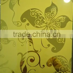Acid Etched Mirror Decorative Wall 4mm 5mm Frosted Mirror thumbnail-1