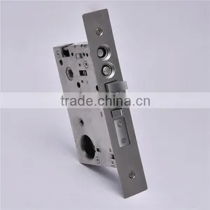 America Design High Security Stainless Steel Cylinder Mortise Door Lock thumbnail-3