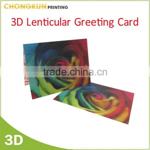 Professional Manufacturer Custom Printing 3D Lenticular Greeting Card 3D Birthday Greeting Card thumbnail-5