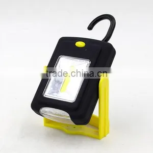Powerful Rotating Magnetic 3LED + 3W COB Work Light With Hook thumbnail-2