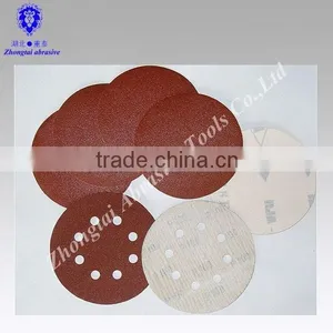 150mm Flexible Brand Red Aluminum Oxide Sanding Disc thumbnail-1