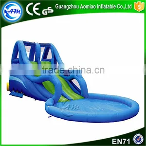 Top Quality 0.55mmPVC Large Inflatable Giant Slide,inflatable Water Slide Pool thumbnail-6