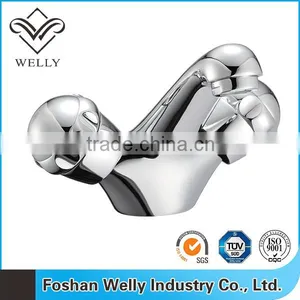 USA Style Dual Handle Brass Basin Water Taps thumbnail-1