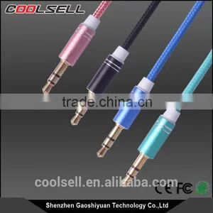 3FT Tangle Free Stereo 3.5mm Plug Auxiliary Splitter Audio Car Aux Cable for Apple Android Smartphones Tablet and MP3 Player thumbnail-2