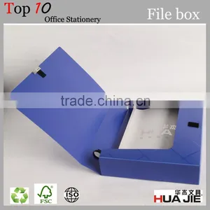 A4 Size 2.5 Inches Case Shape Poly Box File Type Plastic Document Box thumbnail-1