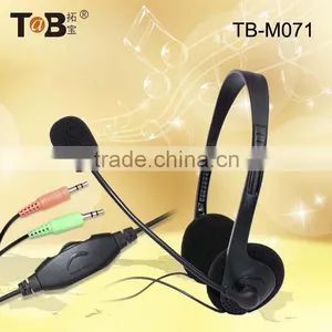 Wholesale Factory Free Sample Cheap Headphone With Detachable Speaker for Computer Game 3.5mm Headphone Jack thumbnail-1