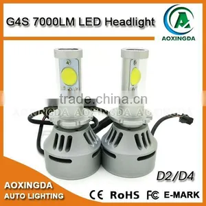 7000Lm Auto Headlight D2 D4 D2S D2R D2C D4S D4R Led Head Light Bulb Conversion Kit thumbnail-1