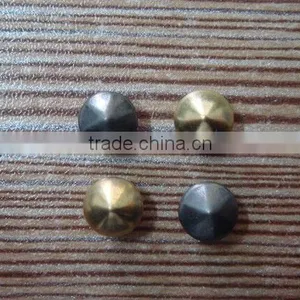 6mm Cone-shape Metal Alloy Plating Jeans Rivet thumbnail-1