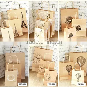 2016 Hot Sales Paper Bags With Handles Kraft thumbnail-2