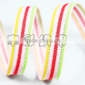 Golden Thread Colorful Stripe Elastic Tape thumbnail-1