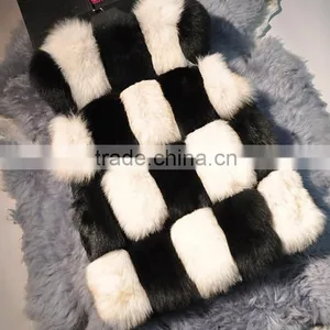 New 2015 Winter Vest Women Artifical Fox Fur Vest High-Grade Fur Coat Fashion Women Clothes thumbnail-2