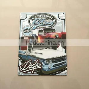 Cheap Custom Embossed Metal Tin Sign Vintage Tin Poster Signs Home Wall Decor thumbnail-1
