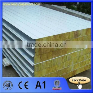 Prefabricated Sandwich Panel House Rock Mineral Wool Sandwich Panel thumbnail-4