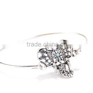 >>SW16567 Promotion Turquoise Elephant Bracelet/ thumbnail-4