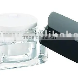 15g/30g/50g Square Cosmetic Packaging Acrylic Cream Jar thumbnail-1