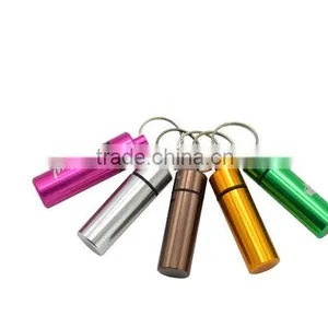 FDA Standard Custom Logo Promotional Metal Mini Pill Key Holder thumbnail-1