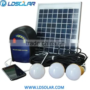 Hot Selling Solar Indoor Home Lighting System With Led and Buit in Battery Quality Choice thumbnail-1