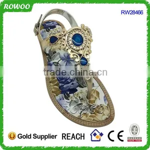 Cheap Pretty Outdoor Print PCU Flat Shoes Women Slipper thumbnail-3