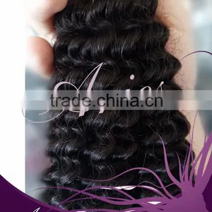 Brazilian Unprocessed Virgin Afro Kinky Curly Human Hair Weaving thumbnail-3