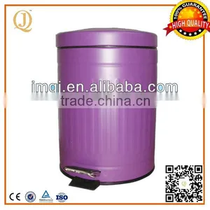 Hot Sales Purple Foot Pedal Garbage Bin Outdoor Garbage Bin Stand for Restaurant thumbnail-1