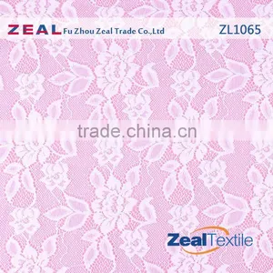 2014 High Quality Spandex Tint Pattern Italian Lace Fabric Wholesale for Lace Bra Tee thumbnail-1