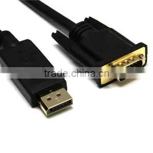 6Ft 1.8M DisplayPort DP Male to VGA/RGB Male Cable for ATI HP DELL Apple Macbook Air Monitor thumbnail-2