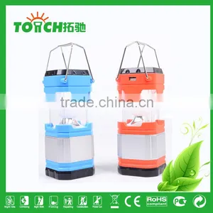 Candy Color Plastic Lantern Light Solar Charge Camping Light Tent Lamps Portable Hand Lamp Torch Lantern thumbnail-4