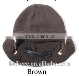 Uneed Knitted Beanie Hat With Headphone thumbnail-4