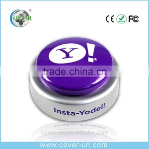 Programmable Talking Button With Custom Sounds/Logos For Promotional Gifts thumbnail-1