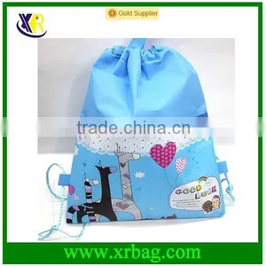 Fashion Cute Cartoon Kids Non Woven Sublimation Print Drawstring Bag thumbnail-2