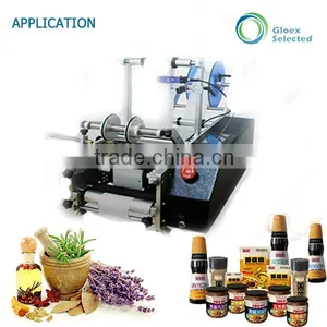 Semi-Automatic Round Bottle Labeling Machine thumbnail-1