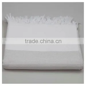 Top Quality 100% Cotton Custom Made Striped Pestemal Turkish Towels thumbnail-1