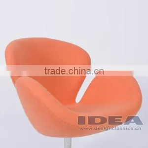 Replica Arne Jocabsen Swan Chair - Orange Fabric thumbnail-4