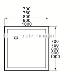 CUPC Certified Acrylic Shower Tray,shower Enclosure Tray,trays thumbnail-3