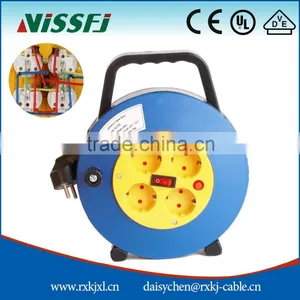 High Quality Mini Small Retractable Electrical Cable Reel thumbnail-1