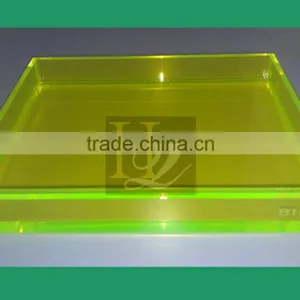 Colorful Square Acrylic Tray Coffee Tray thumbnail-1