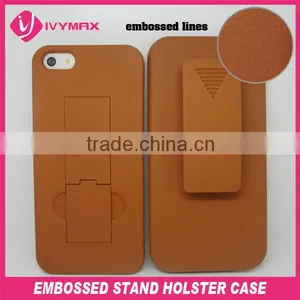 Wholesale Holster Kickstand Cell Phone Cover for Apple Iphone 5s Case thumbnail-1