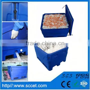 Rotomolding Insulated Fish Tub Insulated Fish Box Fish Carrying Container thumbnail-1