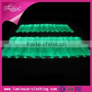 LED Lighting Fiber Optical Luminous Fabric Cloth Wholesale Sofa Cushions Fabric thumbnail-1