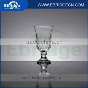 175ml Diamond Embossment Glass Ice Cream Cups thumbnail-1