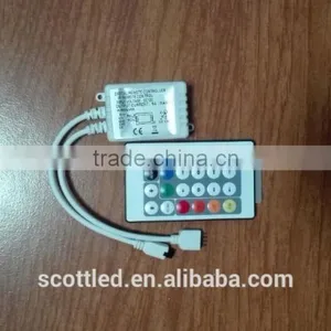 DC12V Input 24 Key Wireless IR Rgb Led Remote Controller thumbnail-3