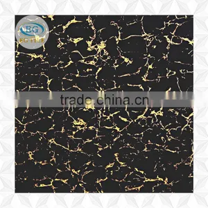 60x60 Luxury Black Gold Pulati Flower Series Flooring Double Charge Vitrified Tile thumbnail-3