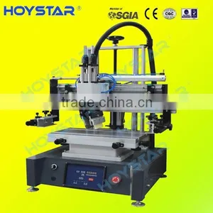 Desktop Small Semi-automatic T-slot Silk Screen Printing Machine GW-2030T thumbnail-1