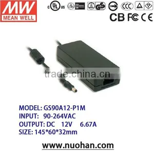 Meanwell 90W AC-DC Single Output Desktop 12v Switching Power Supply/dc Switch Power Supply thumbnail-1