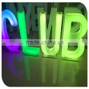 Colorful Front Lit Back Lit Light up Small LED Lighting Numbers Sign Made in China thumbnail-5
