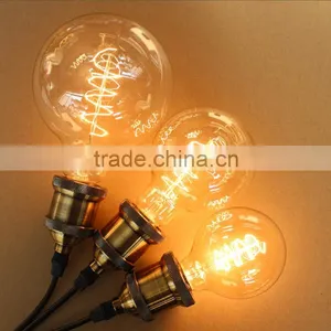 Hot Selling E27 Edison Light Bulb Wire Wrap Style 60W G80 Incandescent Edison Bulb thumbnail-2